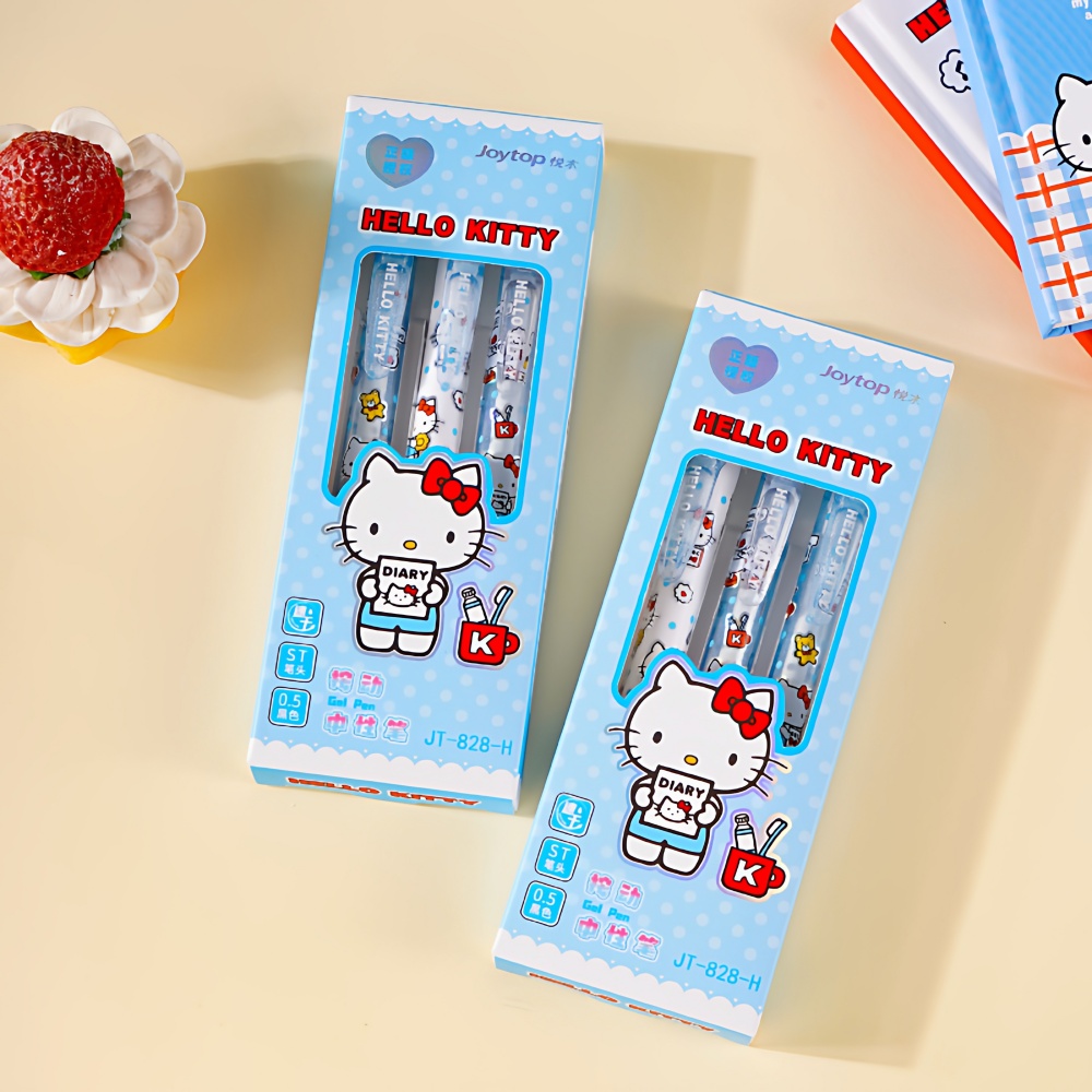 Genuine 3 Pcs/Set Sanrio Gel P - Office Supply Office Stationery Items のレビューと価格