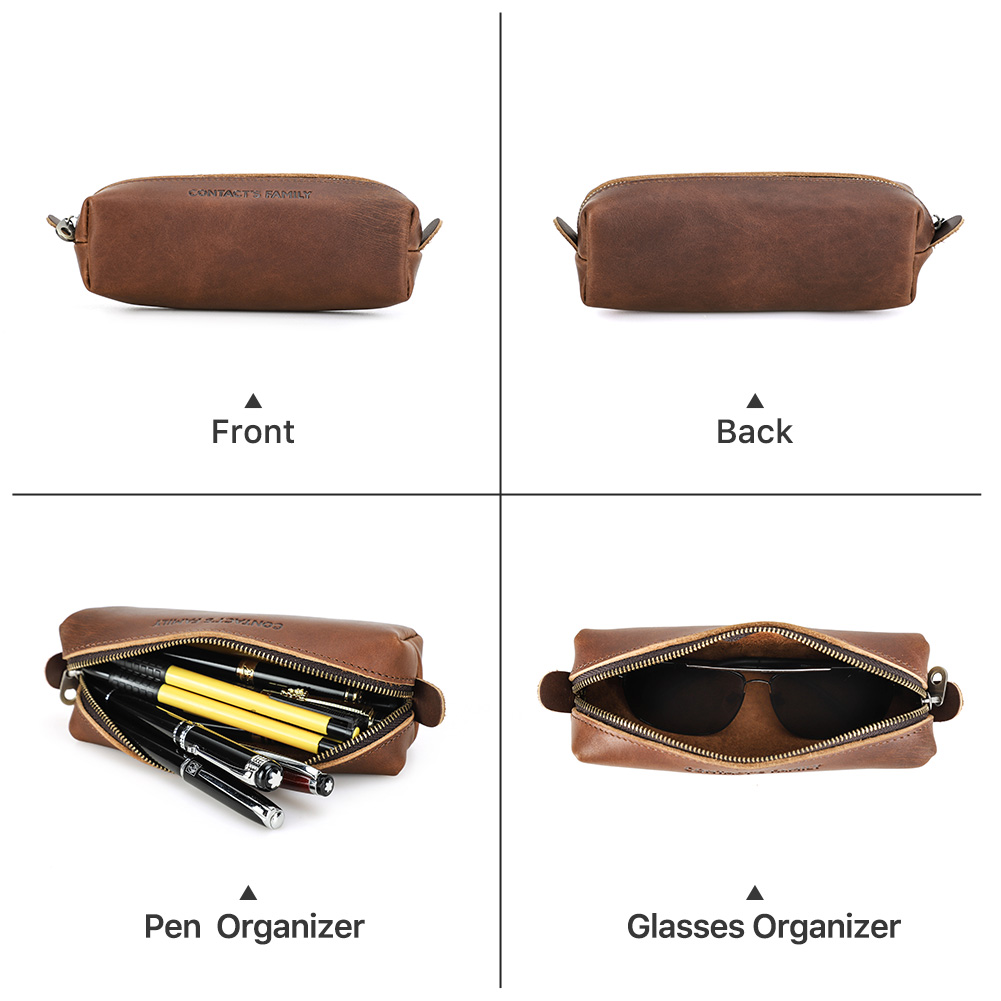 Retro Leather Pencil Case High - Stationery Supplies Business のレビューと価格