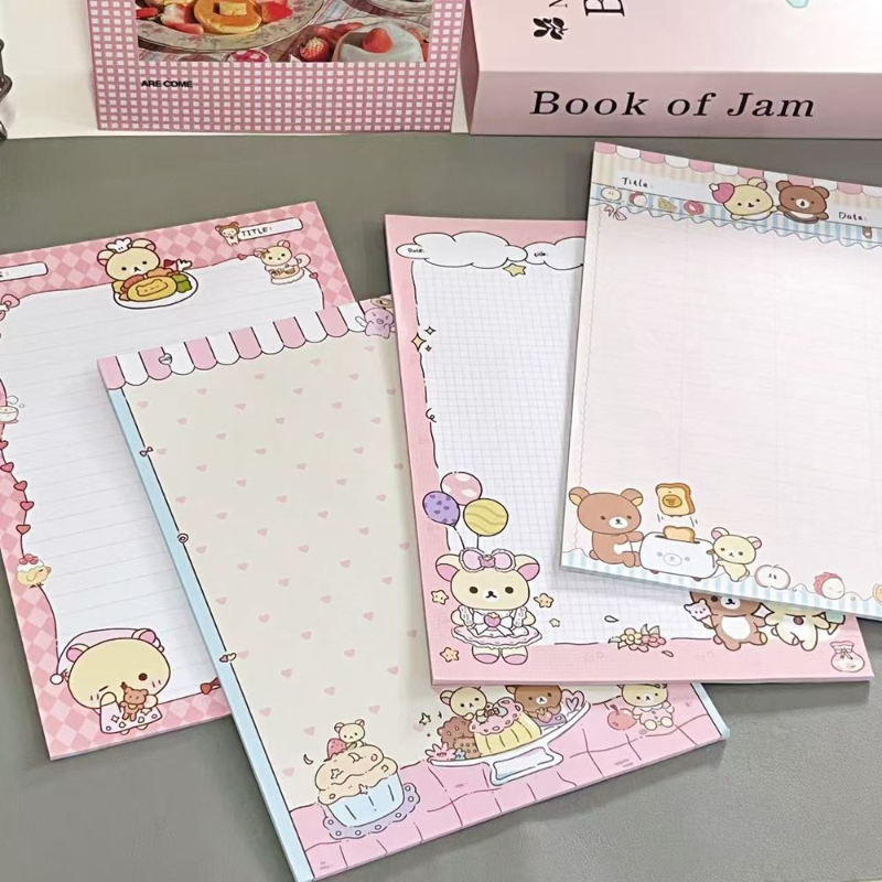 Cute Rilakkuma B5 Notebook Set - Stationery Office Items List のレビューと価格