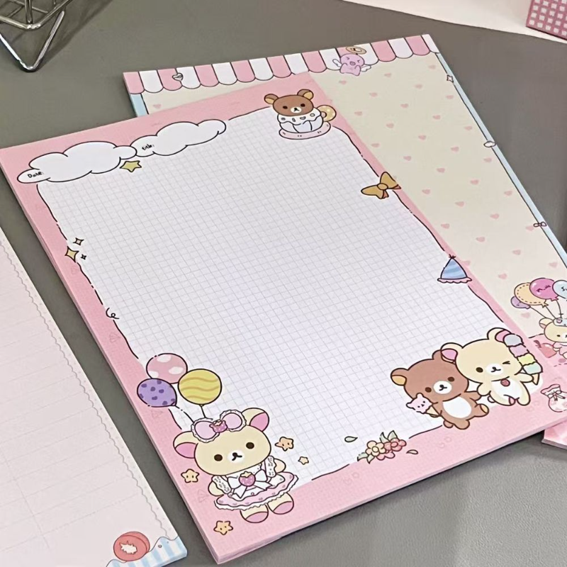 Cute Rilakkuma B5 Notebook Set - Stationery Office Items List のレビューと価格