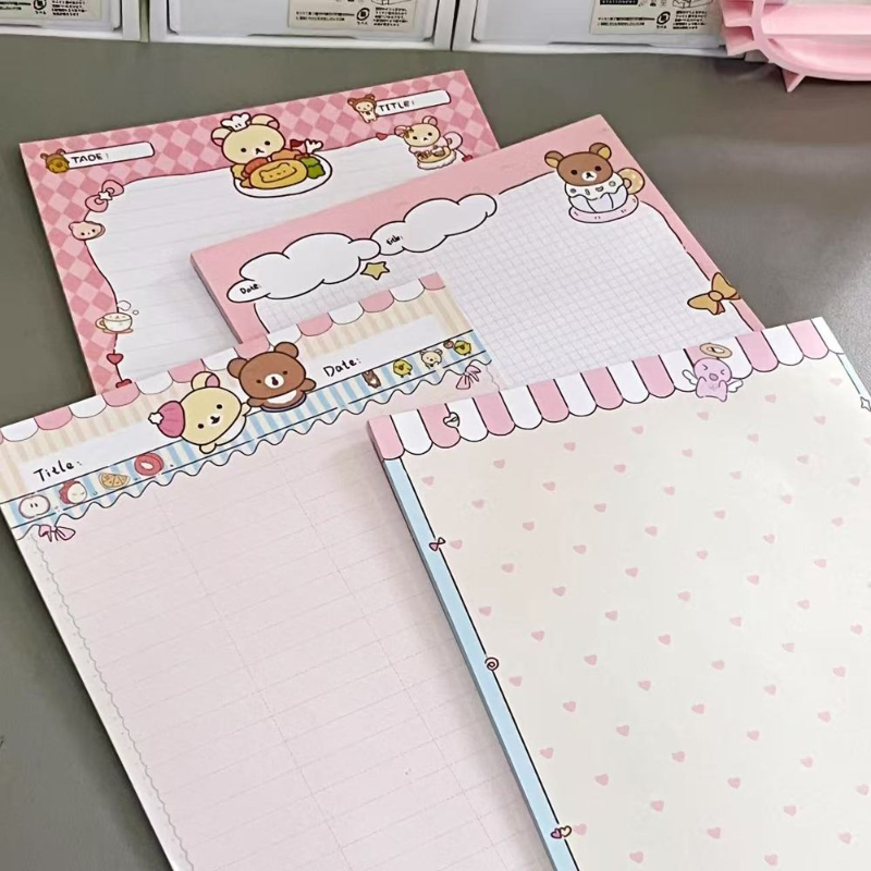 Cute Rilakkuma B5 Notebook Set - Stationery Office Items List のレビューと価格