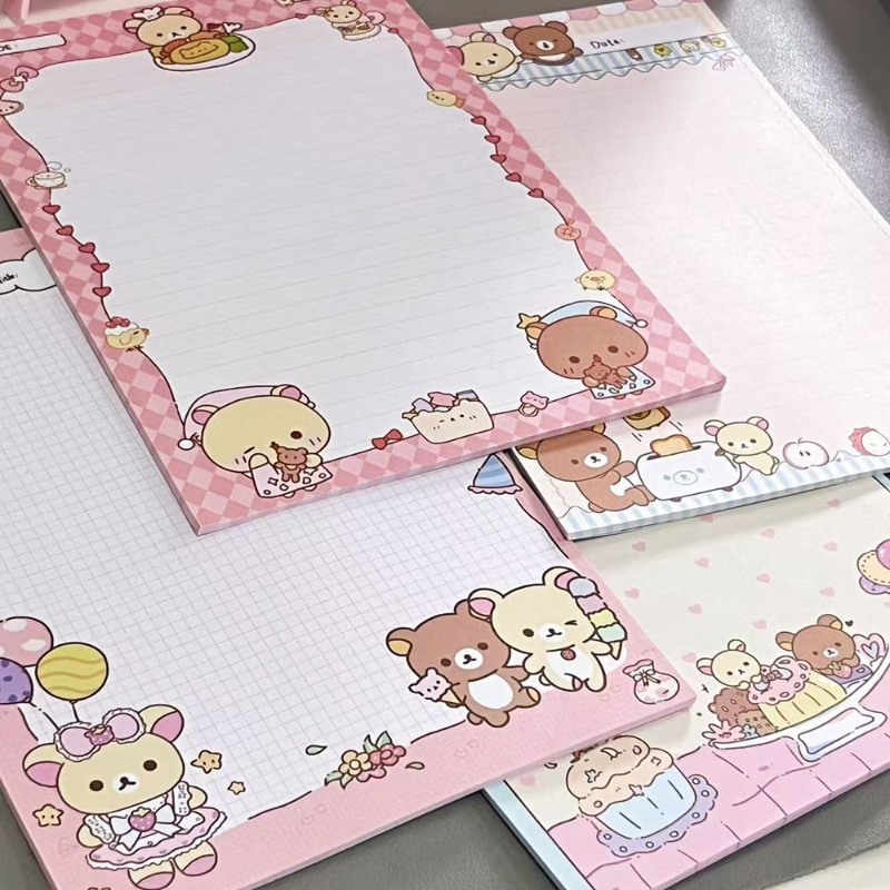 Cute Rilakkuma B5 Notebook Set - Stationery Office Items List のレビューと価格