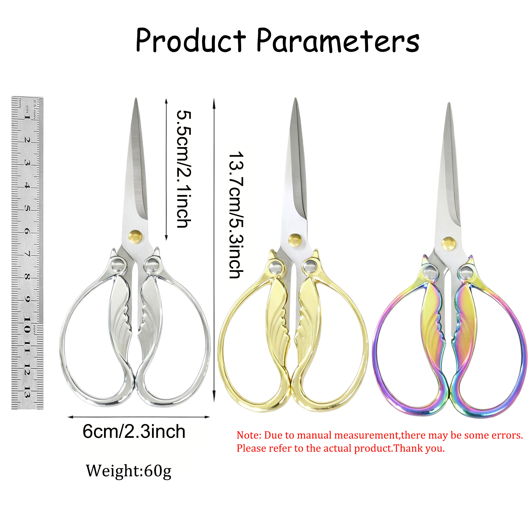 1PC, Vintage Scissors Sewing E - Scissors Stainless Craft のレビューと価格
