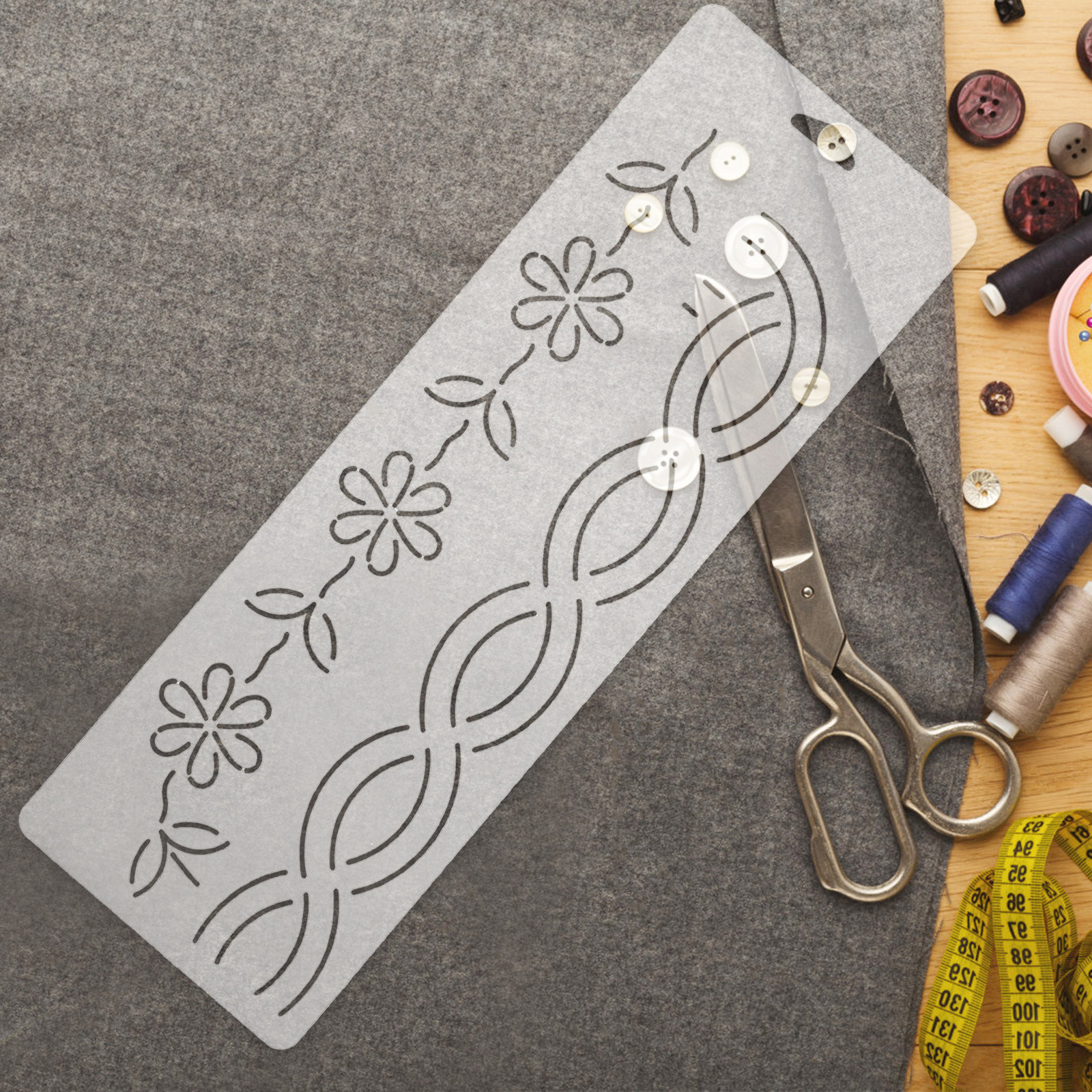 2Pcs Quilting Templates Set Tr - Ruler Set Transparent のレビューと価格