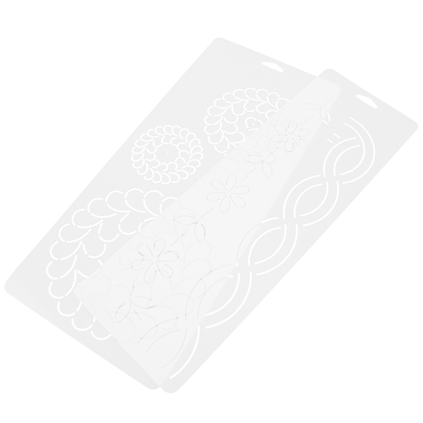 2Pcs Quilting Templates Set Tr - Ruler Set Transparent のレビューと価格