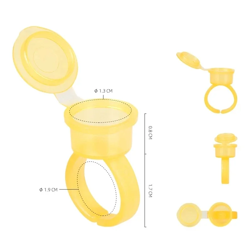 50PCS Tattoo Pigment Ink Ring  - Calligraphy Ink Bottle のレビューと価格