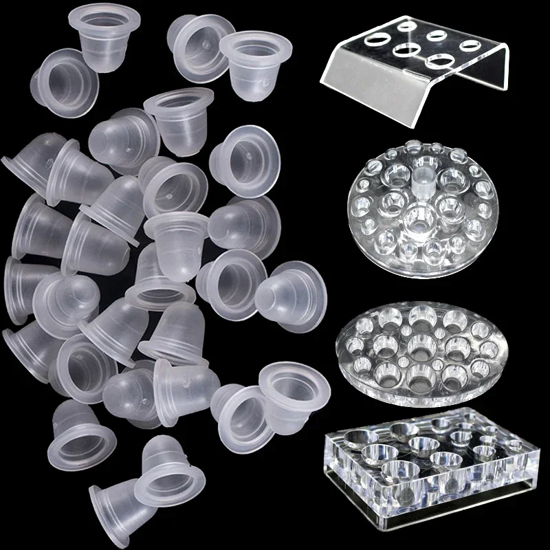 Acrylic Tattoo Ink Cup Stand H - Calligraphy Ink Bottle のレビューと価格