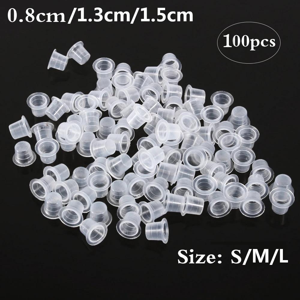 100Pcs Tattoo Plastic Tattoo I - Calligraphy Ink Bottle のレビューと価格