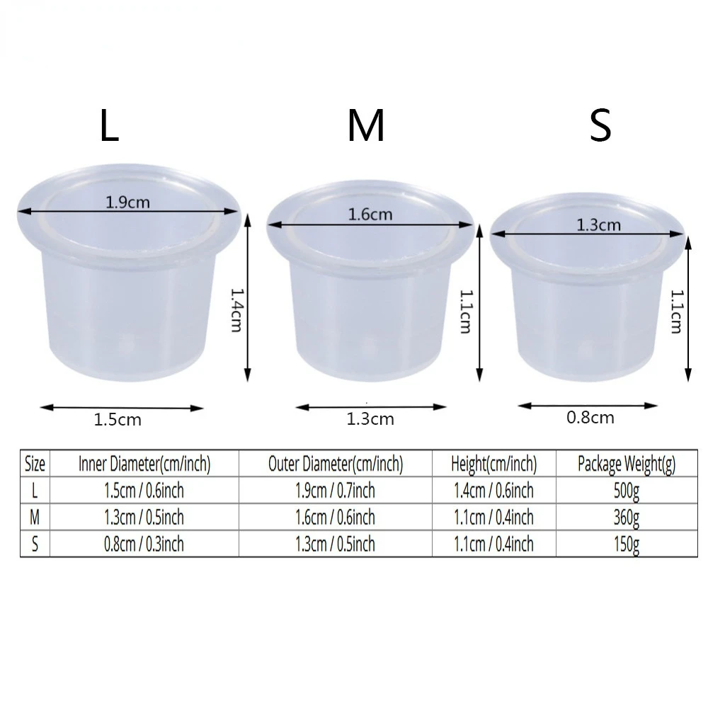 100Pcs Tattoo Plastic Tattoo I - Calligraphy Ink Bottle のレビューと価格