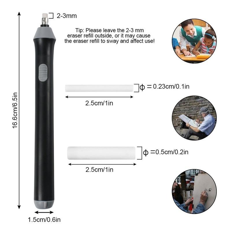 1Pc Electric Eraser Pencil Dra - Rubber Eraser Kneaded のレビューと価格