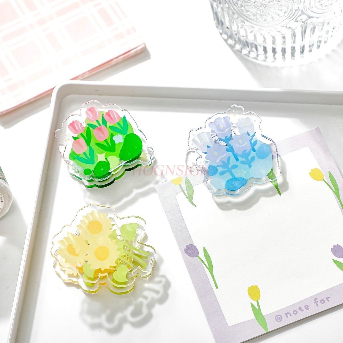 1pcs Afternoon Garden Acrylic  - Office Stationery And Supply のレビューと価格
