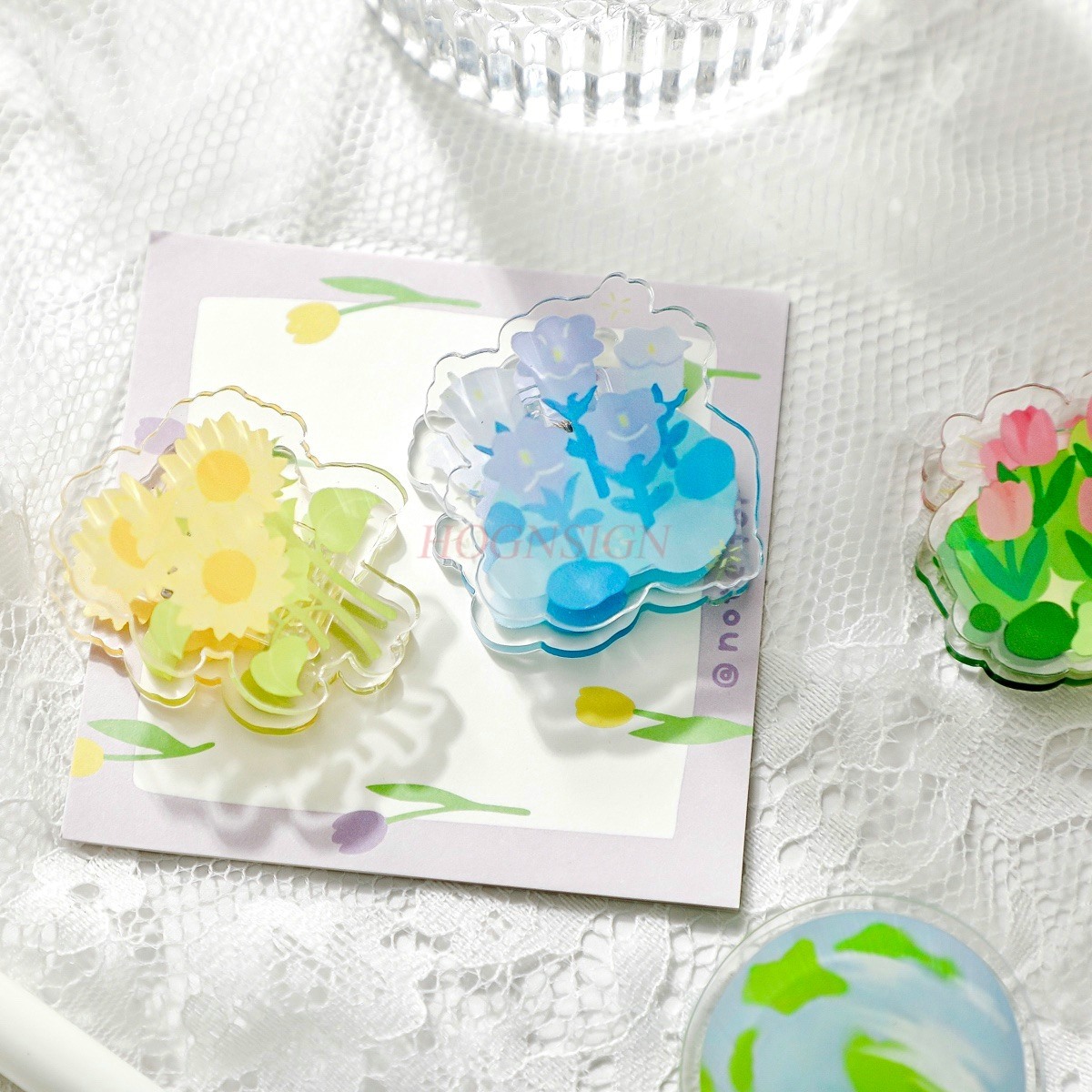 1pcs Afternoon Garden Acrylic  - Office Stationery And Supply のレビューと価格