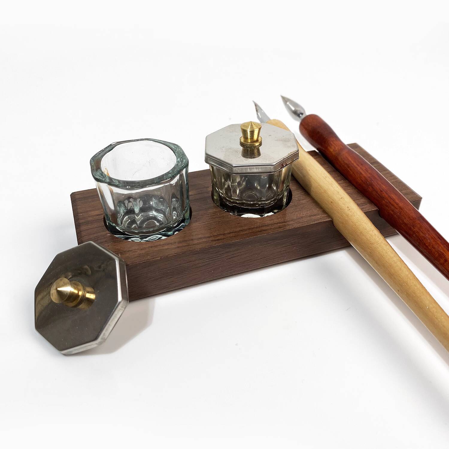 Ink Base Pen Rest Wooden Stand - Calligraphy Ink Bottle のレビューと価格