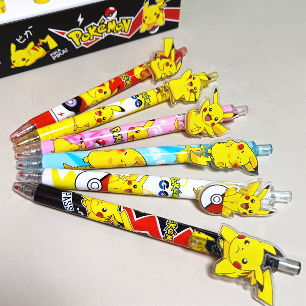 6Pcs Anime Pokemon Pikachu Pus - Office Supply Office Stationery Items のレビューと価格