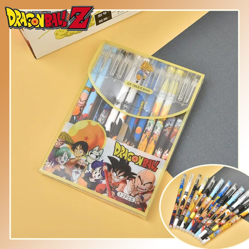12PCS/Set Dragon Ball Gel Pen  - Office Supply Office Stationery Items のレビューと価格