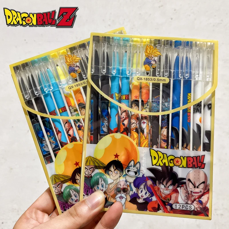 12PCS/Set Dragon Ball Gel Pen  - Office Supply Office Stationery Items のレビューと価格