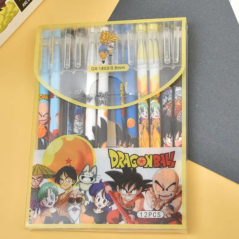 12PCS/Set Dragon Ball Gel Pen  - Office Supply Office Stationery Items のレビューと価格
