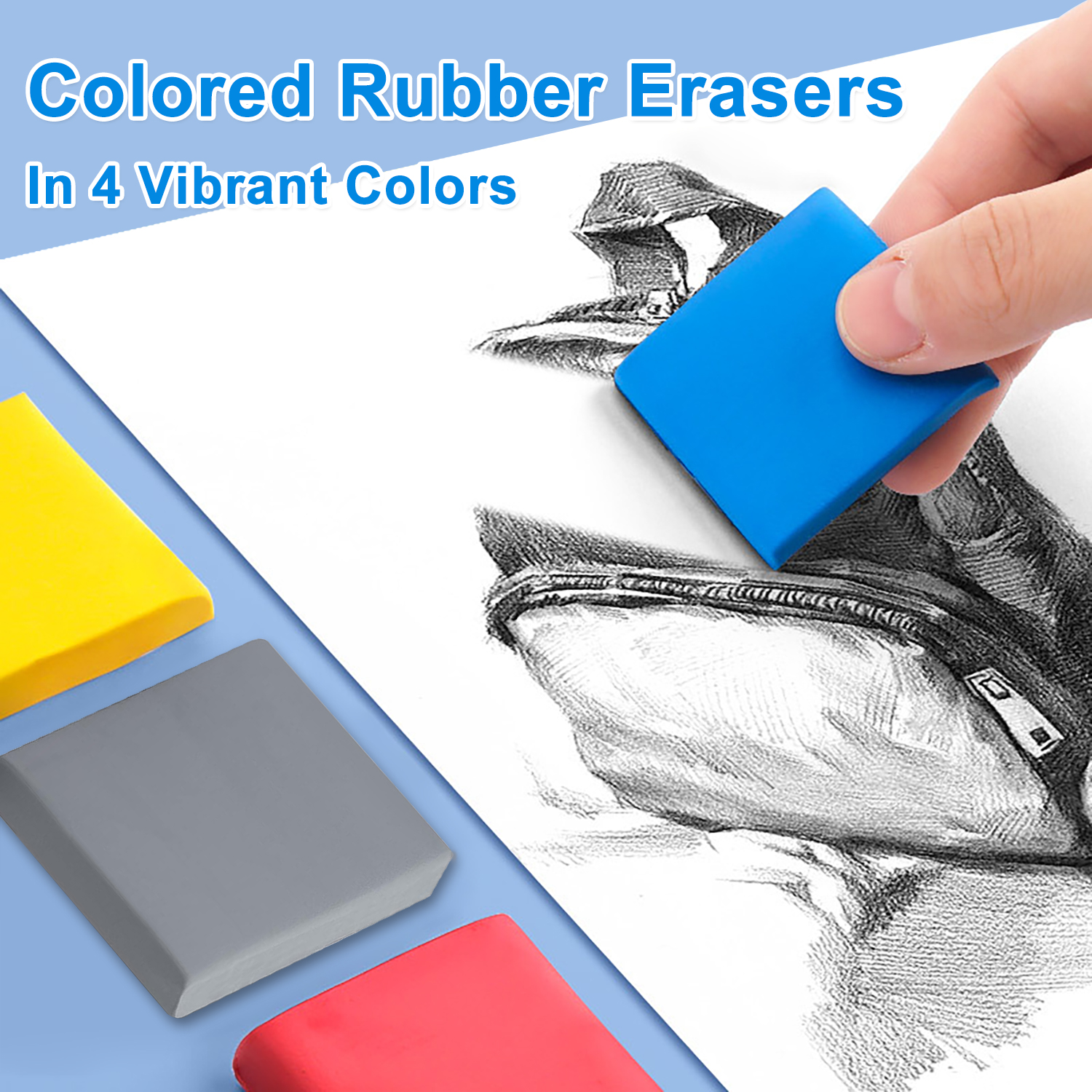 Kneaded Rubber Erasers, Colore - Rubber Eraser Kneaded のレビューと価格