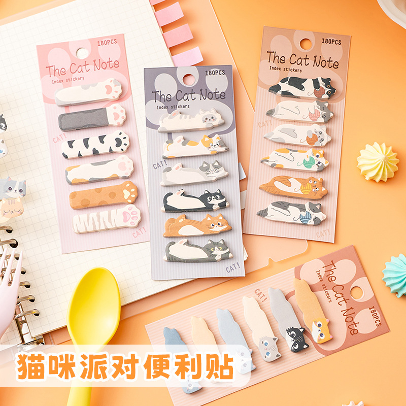 40packs Kawaii Cat Memo Pad St - Stationery Office Items List のレビューと価格