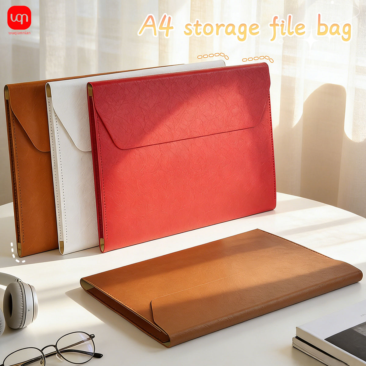 WQN-1PC A4 leather business do - Stationery Supplies Business のレビューと価格