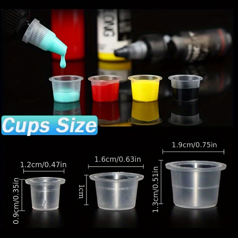100/1000pcs Tattoo Large Mediu - Calligraphy Ink Bottle のレビューと価格