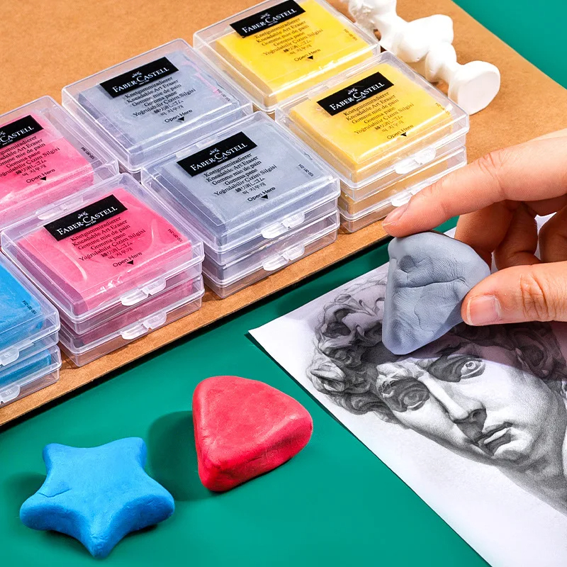 Faber-Castell 2pcs Drawing Art - Rubber Eraser Kneaded のレビューと価格